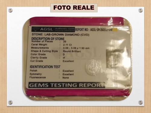 Lotto diamanti cvd - 20,