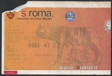 BIGLIETTO STADIO TICKET