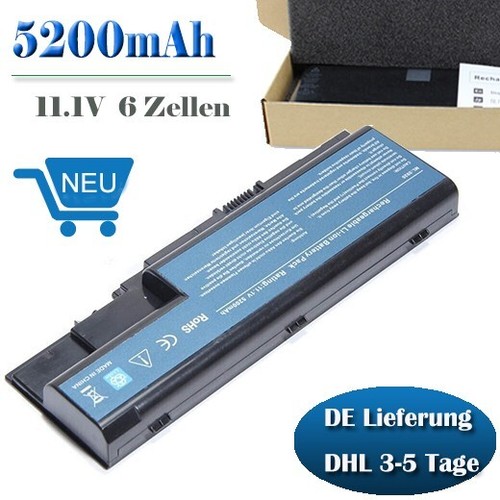 Batteria 5200 mah per acer - batteria,