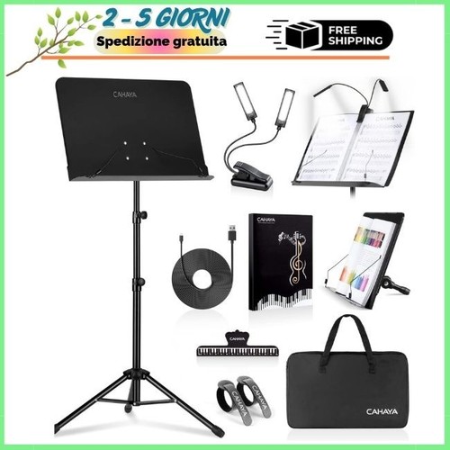 Leggio musicale pieghevole con - pieghevole,