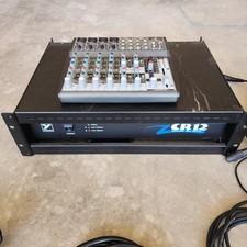 Yorkville CR12 Amplificatore di potenza da studio 575 Watt con mixer Behringer Xenyx 1202fx