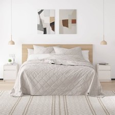 vidaXL Comodino Bianco