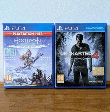 LOTTO GIOCHI PS4 Uncharted 4 Fine di Un Ladro & Horizon Zero Dawn Italiano Ps5