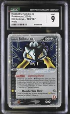 CGC 9 MINT Rocket's Raikou ex