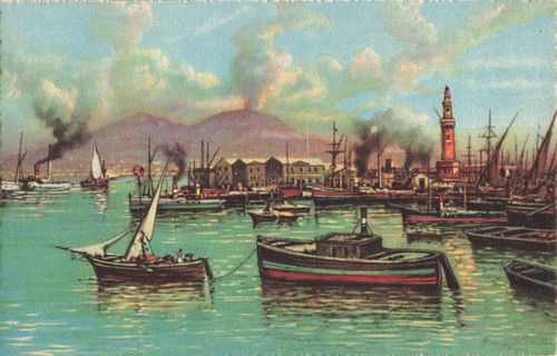 Cartolina italia napoli - cartolina, ii
