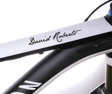2x Adesivi Nome Bici