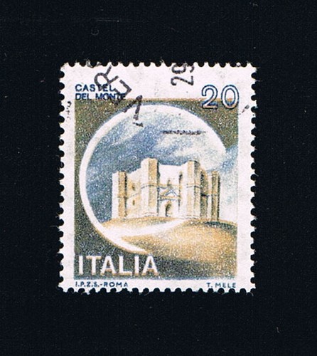 Italia francobollo castelli - italia,