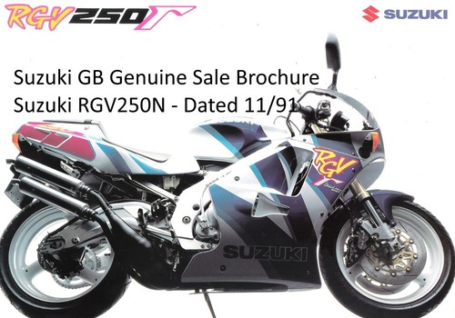 Suzuki rgv250 brochure - gb,