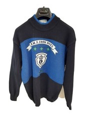 Navigare maglione giacca jacket uomo men felpa pullover sweater tg M blu 80 90s 