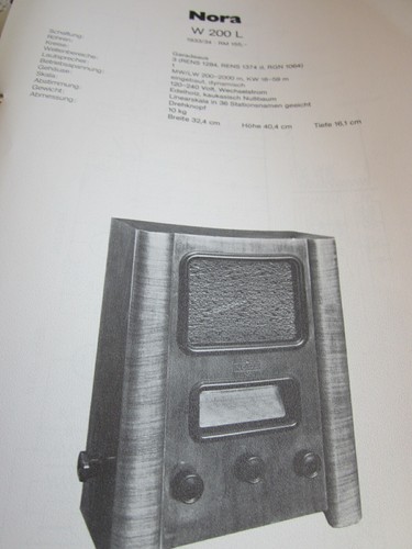 Schema elettrico radio nora - elettrico,