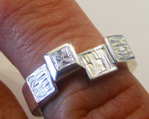 Anello fascia argento - fascia,