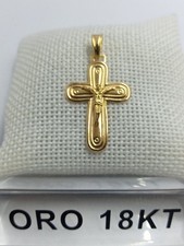 Croce in oro 750 18 kt carati