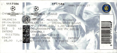 Biglietto stadio champions - stadio,