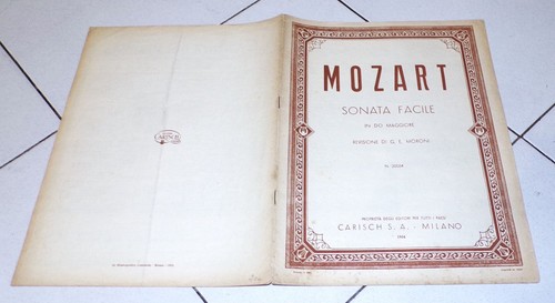Spartito mozart sonata facile - spartito,