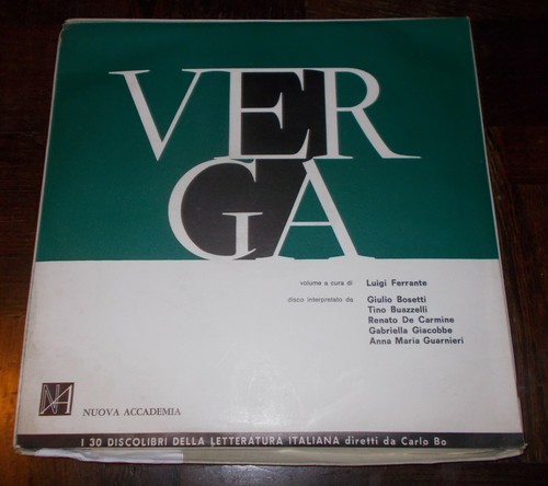 Disco verga luigi - disco, lp
