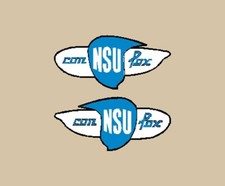 NSU CON FOX  coppia adesivi