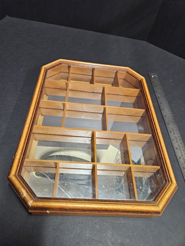 Specchio legno vintage curio - legno,