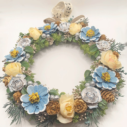 Ghirlanda fiori 257 - fiori, cm