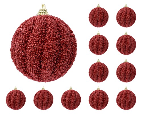 Palline natale 8 cm - di,
