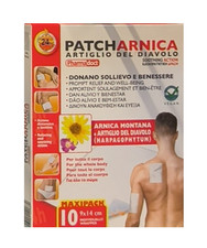 10 CEROTTI ( 9x14cm) ARNICA PATCH MAXIPACK DOLORI ARTICOLARI E MUSCOLARI offerta