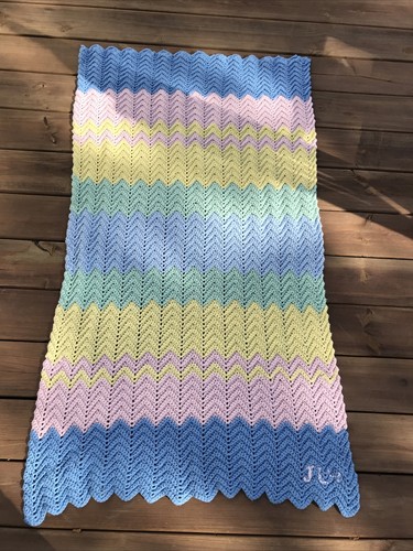 Coperta culla vintage fatta - , a