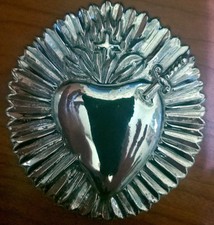   EX VOTE HEART WITH SWORD IN