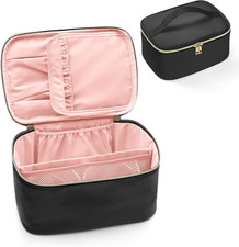 Borsa per Il Trucco, Pochette Trucchi, Borse Da Toilette Impermeabile in Pelle P