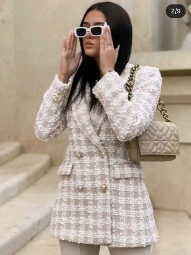 Giacca blazer zara doppiopetto - zara,