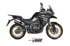 Scarico VOGE VALICO 900 DSX Mivv Oval Inox Nero con Coppa Carbonio VO.003.LZC