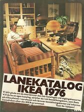 SCONTO! IKEA SWEDEN KATALOG Catalogue 1976 Catalogo Negozio Arredamento DESIGN