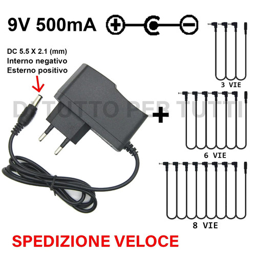 Alimentatore 500ma per - alimentatore,