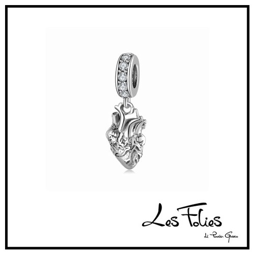 Charm cuore anatomico cardio - charm,