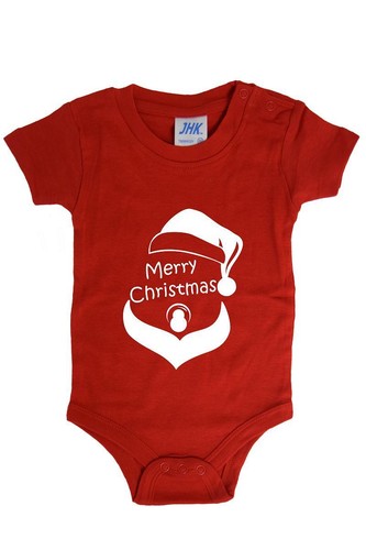 Body rosso neonato merry - rosso,