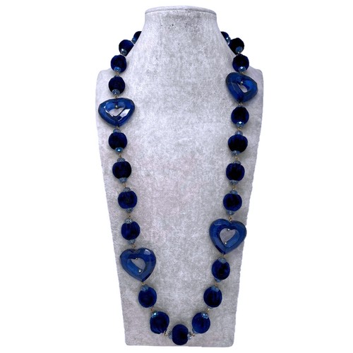 Collana lunga velluto - lunga, di