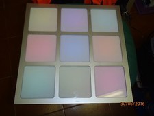 Lavagna cornice luminosa colori 40x40x5,5 cm ottimo arredo camera gioco bambini