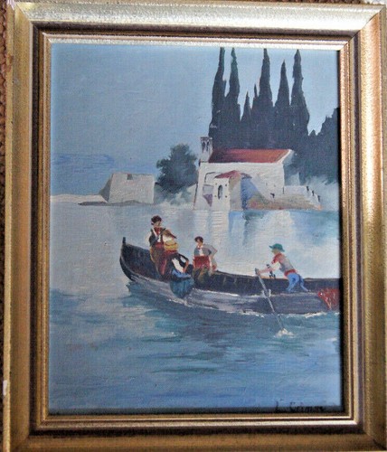 Dipinto olio firmato - olio, l
