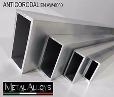 Tubo Rettangolare Alluminio da 60 70 80 mm IN DIVERSE LUNGHEZZE E SP ANTICORODAL