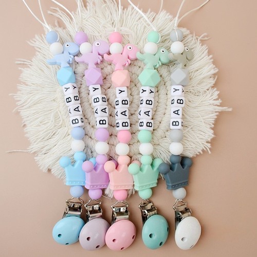 Wooden pacifier clips dummy - pacifier,