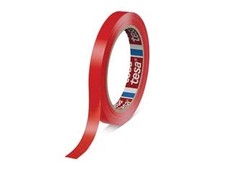 NASTRO PER IMBALLO PVC RIGIDO SIGILLA SACCHETTI- - mm.9x66mt. colore rosso - ...