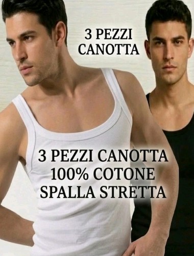 Canotte uomo costina - canotte,