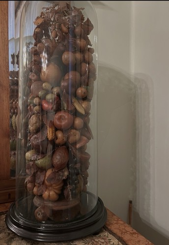 Campana vetro con frutta - con,