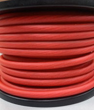 Cavo Audiosystem 4AWG Flessibile per Installazione Amplificatori Sub Rosso/ Nero