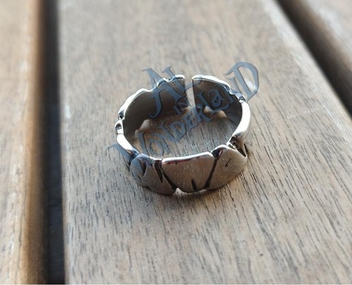 Anello acciaio unisex stile - in,