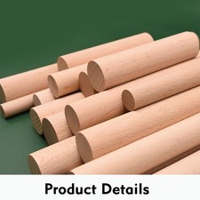 Barre tonde in legno Ø6 mm
