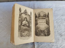 ANTICO SPLENDIDO LIBRO MANUALE DI FILOTEA GIUSEPPE RIVA 16 NOVEMBRE 1889 Leggere