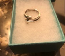 TIFFANY&Co. Anello T square argento  