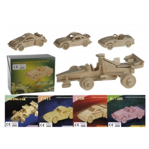 Puzzle legno naturale - 3d, in