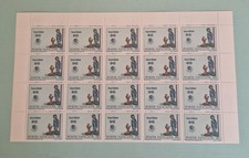 Foglio da 20 Francobolli Nuovi