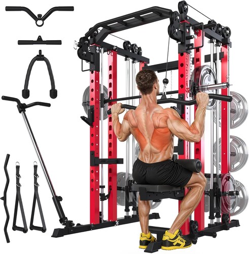 Smith machine squat rack - smith,