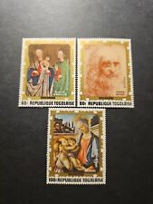 Timbro Togo Capolavoro Quadri Posta Aerea Pa N°185/187 Nuovo ** Lusso Mnh